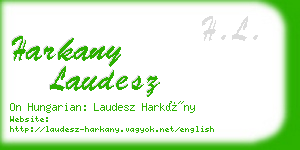 harkany laudesz business card